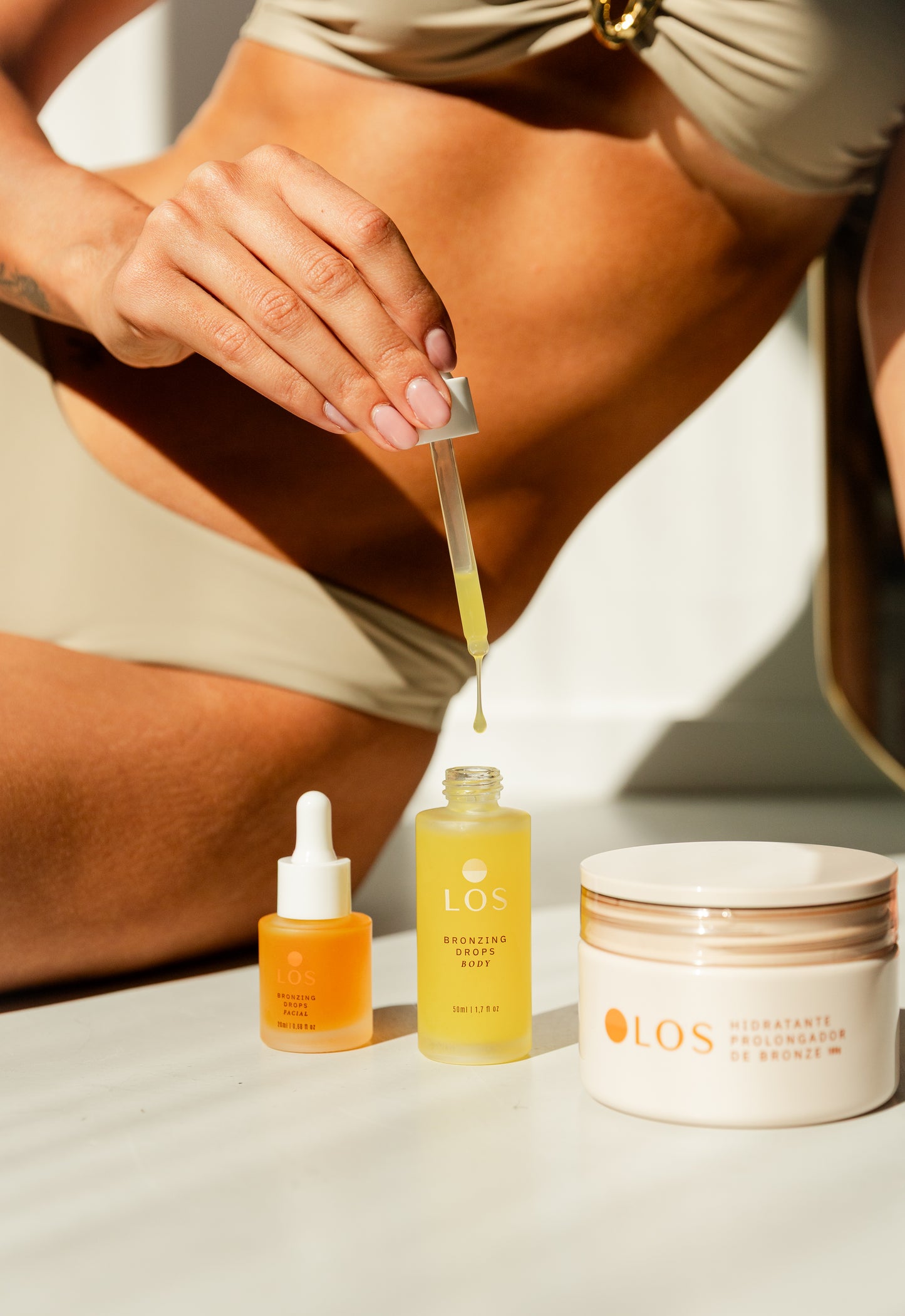 Kit Hidratante Prolongador de Bronzeado + Bronzing Drops Body e Facial