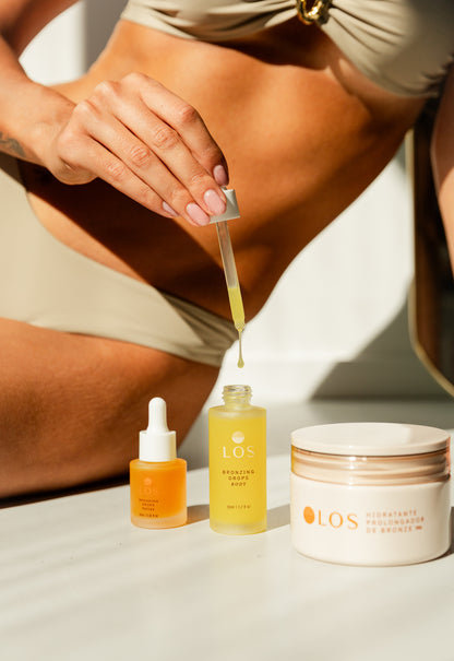 Kit Hidratante Prolongador de Bronzeado + Bronzing Drops Body e Facial